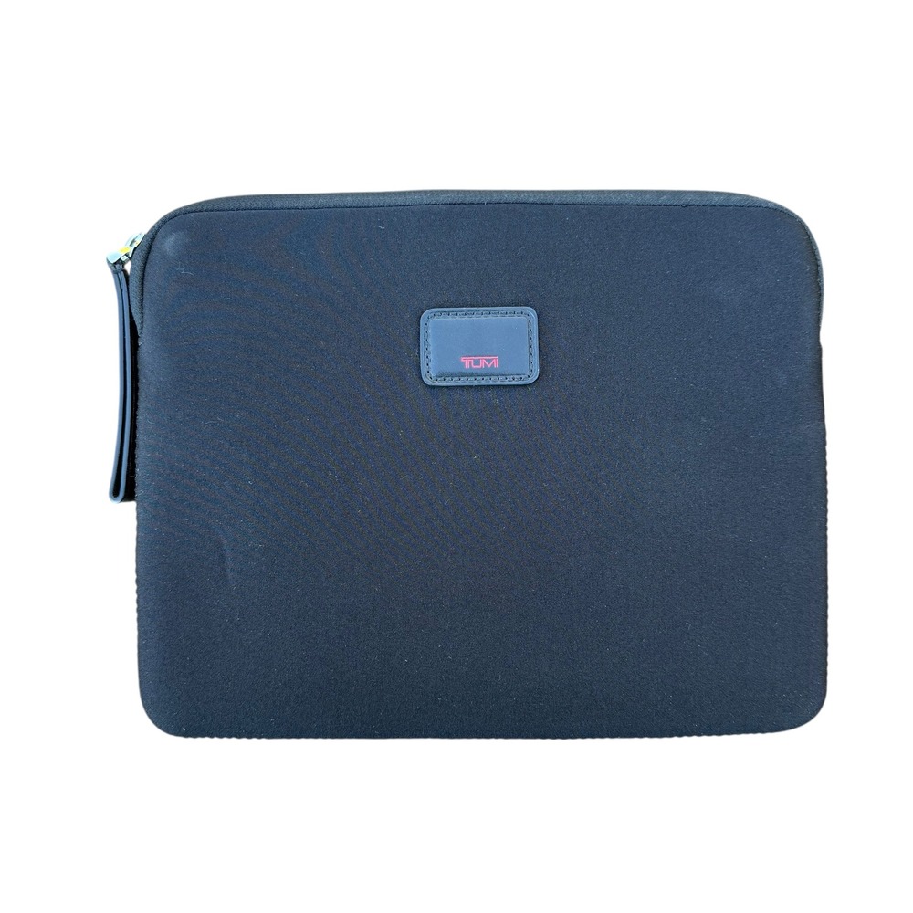 Tumi‎ Black Neoprene Laptop Sleeve Case for MacBook inch Travel